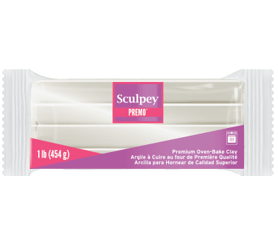 Полимерна глина Premo! Sculpey, 454g, бяло