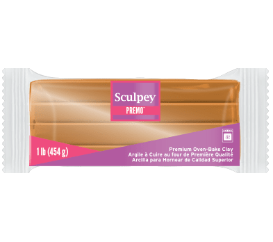 Полимерна глина Premo! Sculpey, 454g, златно
