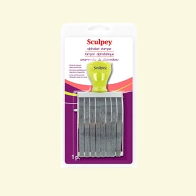 Печат буквено-цифров за глина Sculpey