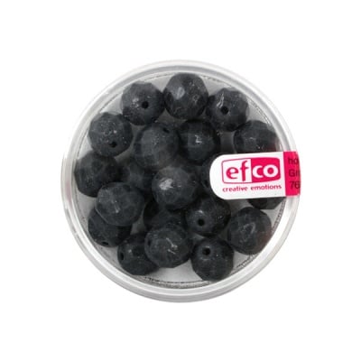 Перли Antik, 8 mm, 20 бр., черни