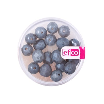 Перли Antik, 8 mm, 20 бр., сиви