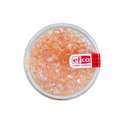 Перли, многостенни, преливащи цветове, 4 mm, 100 бр., розови