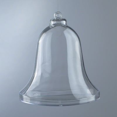 Пластмасова камбанка, прозрачна, 90 mm