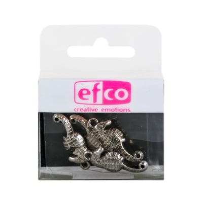 Пластмасова висулка, водно конче, 10 x 27 mm, 4 бр., старо сребро