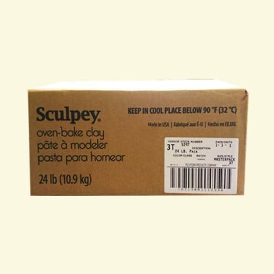 Полимерна глина Original WHITE Sculpey, 11kg, бял