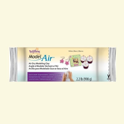 Полимерна глина Sculpey Air Dry, 1 kg, бяла