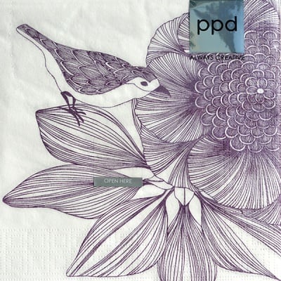 Салфетка PPD, 33 x 33 cm, пак.20 бр.