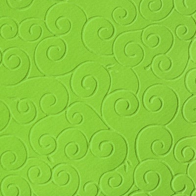 Преге картон, 220 g/m2, 50 x 70 cm, 1л, арабески светло зелен