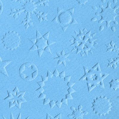 Преге картон, 220 g/m2, 50 x 70 cm, 1л, звезди, ледено син