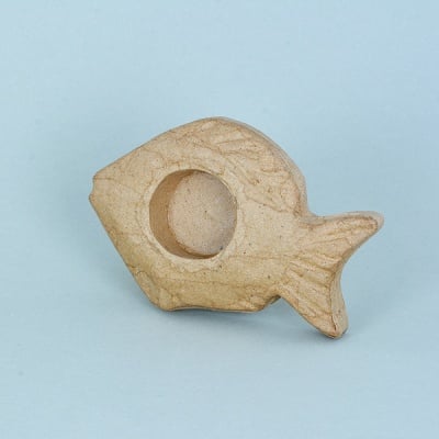Рамка - риба от папиемаше, 14,5 x 9,5 x 2 cm