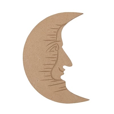 Декоративна фигура RicoDesign, ЛУНА, MDF, 7.8/11 CM