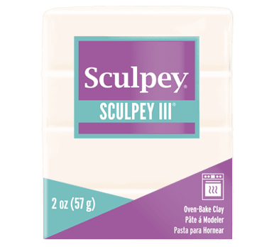Полимерна глина Sculpey III, 57g, полупрозрачно