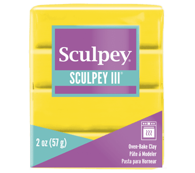 Полимерна глина Sculpey III, 57g, жълто