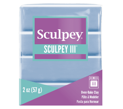 Полимерна глина Sculpey III, 57g, небесно синьо