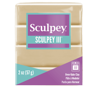 Полимерна глина Sculpey III, 57g, жълто-кафяв