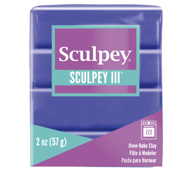 Полимерна глина Sculpey III, 57g, лилаво