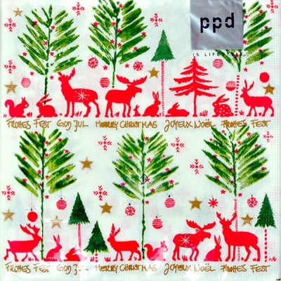 Салфетка PPD, 33 x 33 cm, пак. 20 бр.