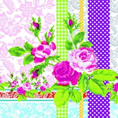 Салфетка трипластова PPD - подходяща и за декупаж, 33 x 33 cm, пак.20 бр.