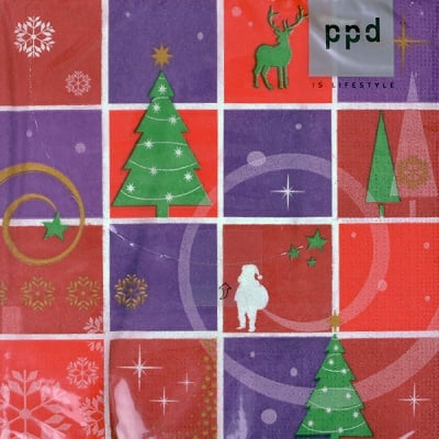 Салфетка PPD, 33 x 33 cm, пак.20 бр.