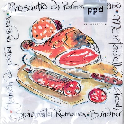 Салфетка PPD, 33 x 33 cm, пак.20 бр.