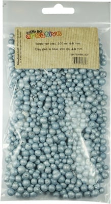 Перли от глина, 4-8 mm, 200 ml, Blue
