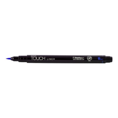Тънкописец водоустйчив,TOUCH LINER, BRUSH, син