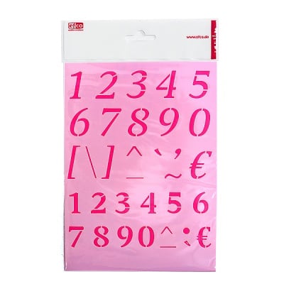 Шаблон, цифри, A 5