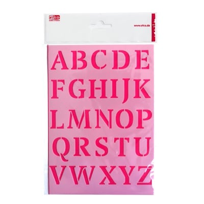 Шаблон, главни букви, A 5