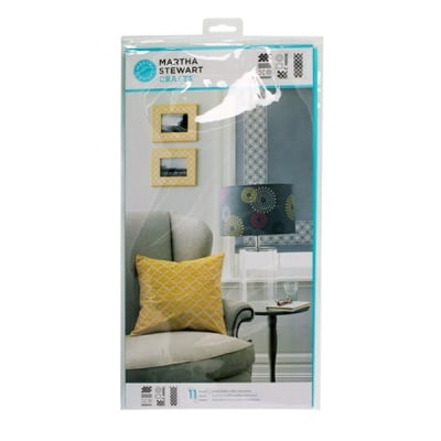 Шаблон голям Martha Stewart, Arabesque, 22 x 42 cm, 3 броя