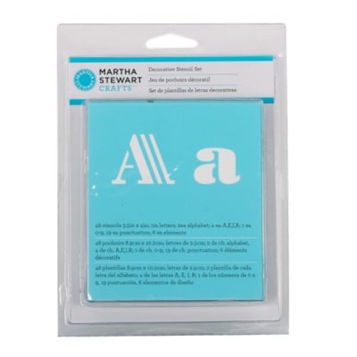 Шаблон символен Martha Stewart, Decorative, 8,9 x 10,2 cm, 48 броя