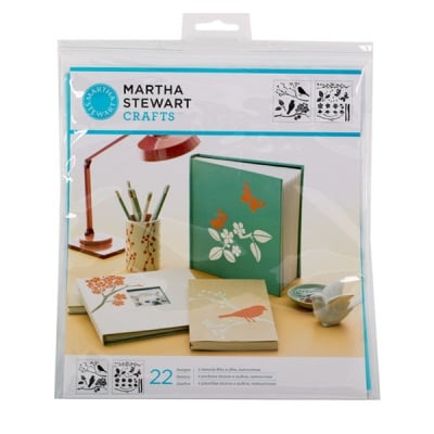 Шаблон среден Martha Stewart, Birds & Berries, 22 x 24 cm, 2 броя