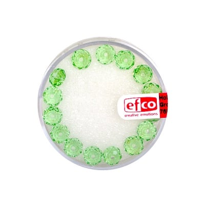 Шлифовани, многост. перли Brilliance, 4x6 mm, 15 бр., светлозелени