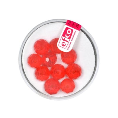 Шлифовани, многост. перли Brilliance, 6x8 mm, 10 бр., цвят Сиам