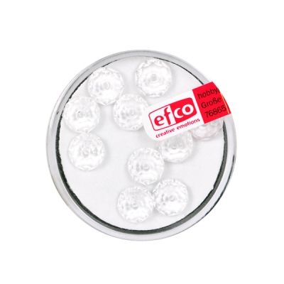 Шлифовани, многост. перли Brilliance, 6x8 mm, 10 бр., кристал