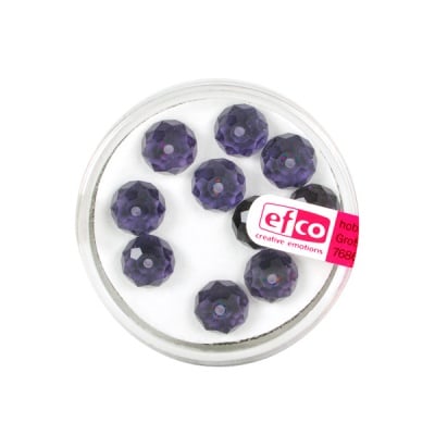 Шлифовани, многост. перли Brilliance, 6x8 mm, 10 бр., лилави