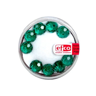 Шлифовани, многост. перли Brilliance, 6x8 mm, 10 бр., синьо-зелени