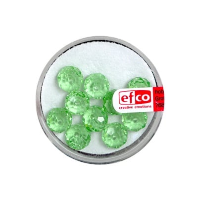 Шлифовани, многост. перли Brilliance, 6x8 mm, 10 бр., светлозелени