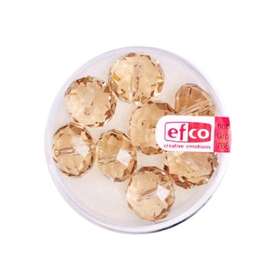 Шлифовани, многост. перли Brilliance, 8x12 mm, 8 бр., цвят - маслина