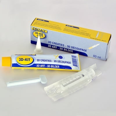 Силиконово лепило 3D за мозайка, 80 ml, прозрачно