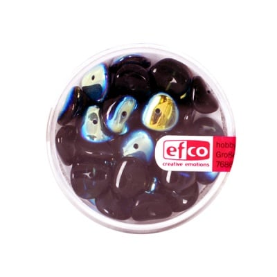 Стъклени перли Nuggets, 4x9 mm, 30 бр., тъмночервени AB