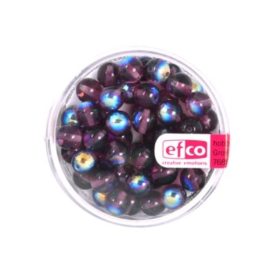 Стъклени перли сфера, 6 mm, 50 бр., тъмночервени AB