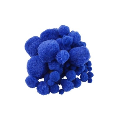 Помпони, ф 10-45 mm, 100 бр., сини