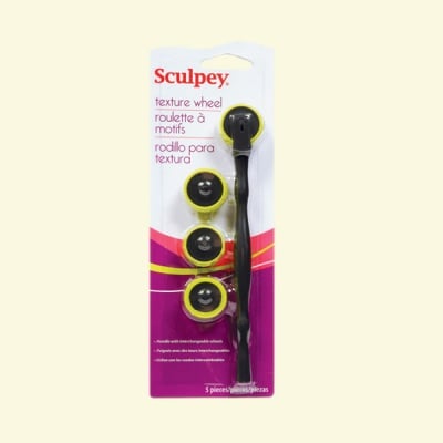 Текстурен шаблон за глина Sculpey, 4 щампи