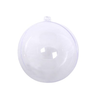 Топка от пластмаса, ф 80 mm, прозрачна