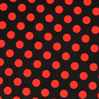 Варио картон, 300 g/m2, 50 x 70 cm, 1л, черен/червен на точки