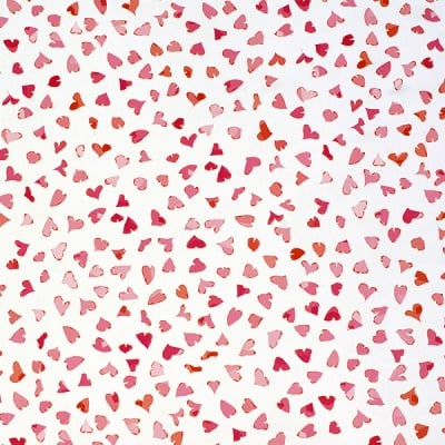 Варио картон, 300 g/m2, 50 x 70 cm, 1л, Танцуващи сърца, розови