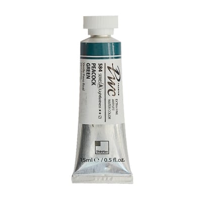 Водна боя PWC, 15 ml, Peacock Green