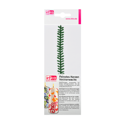 Восъчен декоративен бордюр, Blatter, 15 x 200 mm, 1 бр., зелено