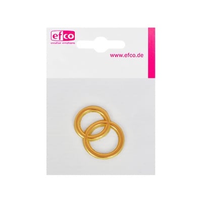 Восъчна декоративна фигура, Eheringe, 30 mm, 1 бр., златисто гланц