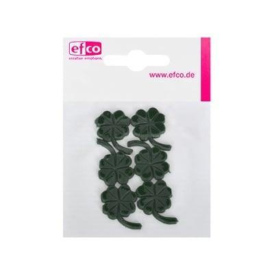 Восъчна декоративна фигура, Glucksklee, 25 mm, 6 бр., зелено